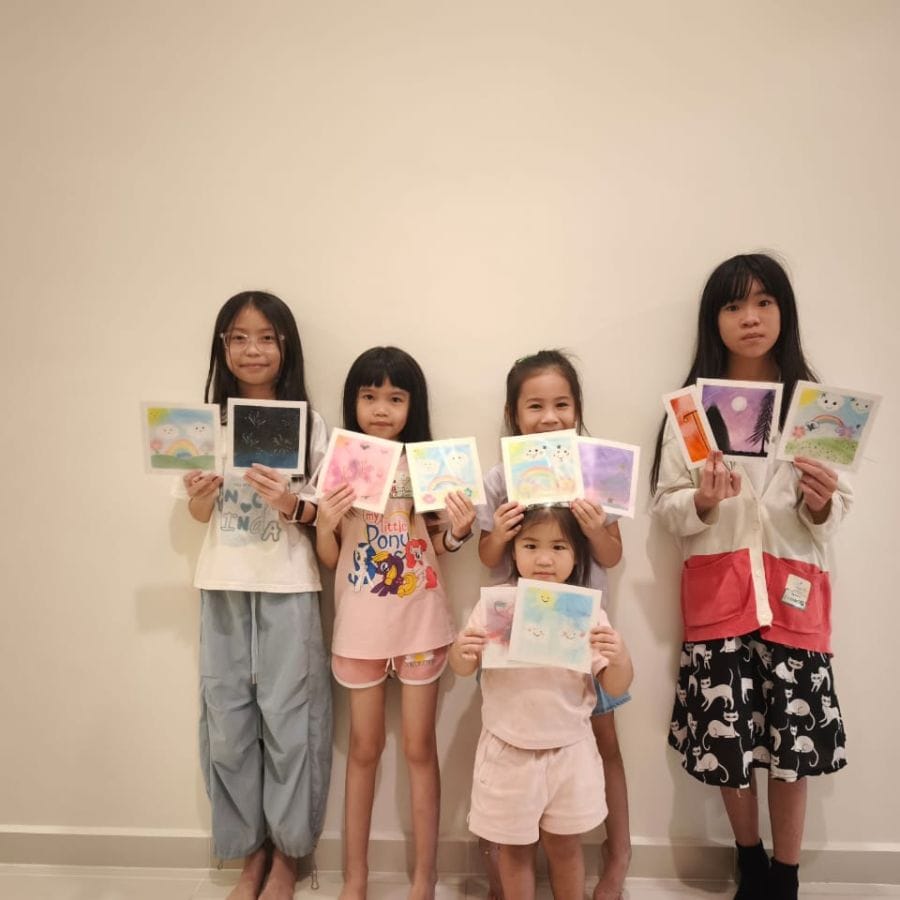 粉彩课堂实况 2 · Pastel art class in session 2