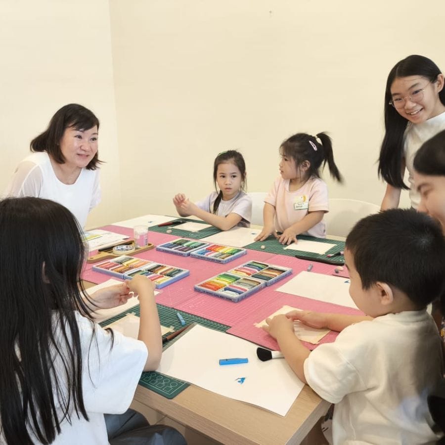 粉彩课堂实况 3 · Pastel art class in session 3