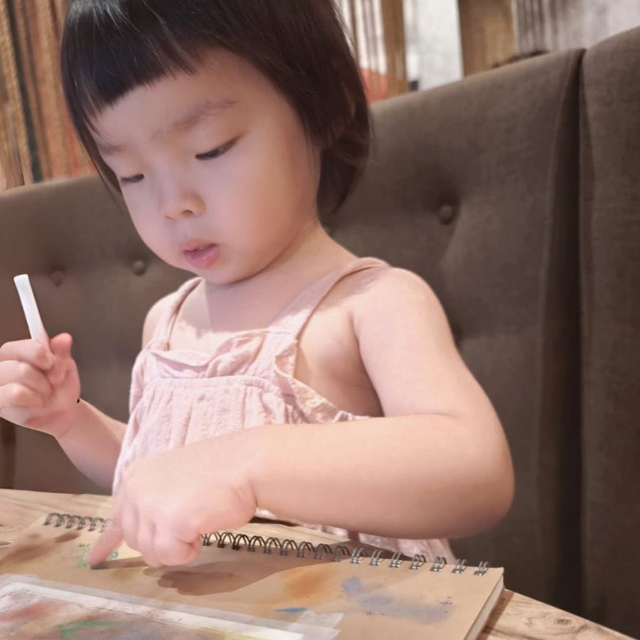 粉彩课堂实况 5 · Pastel art class in session 5