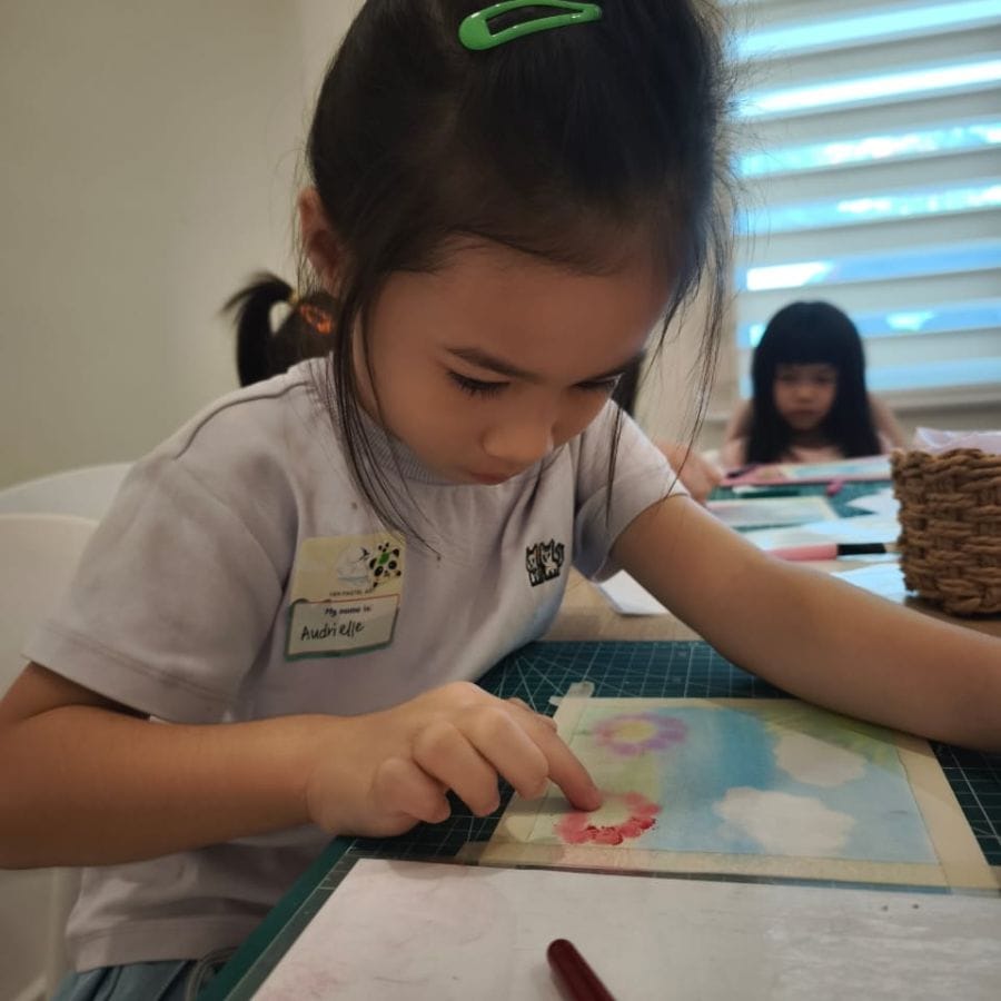 粉彩课堂实况 6 · Pastel art class in session 6