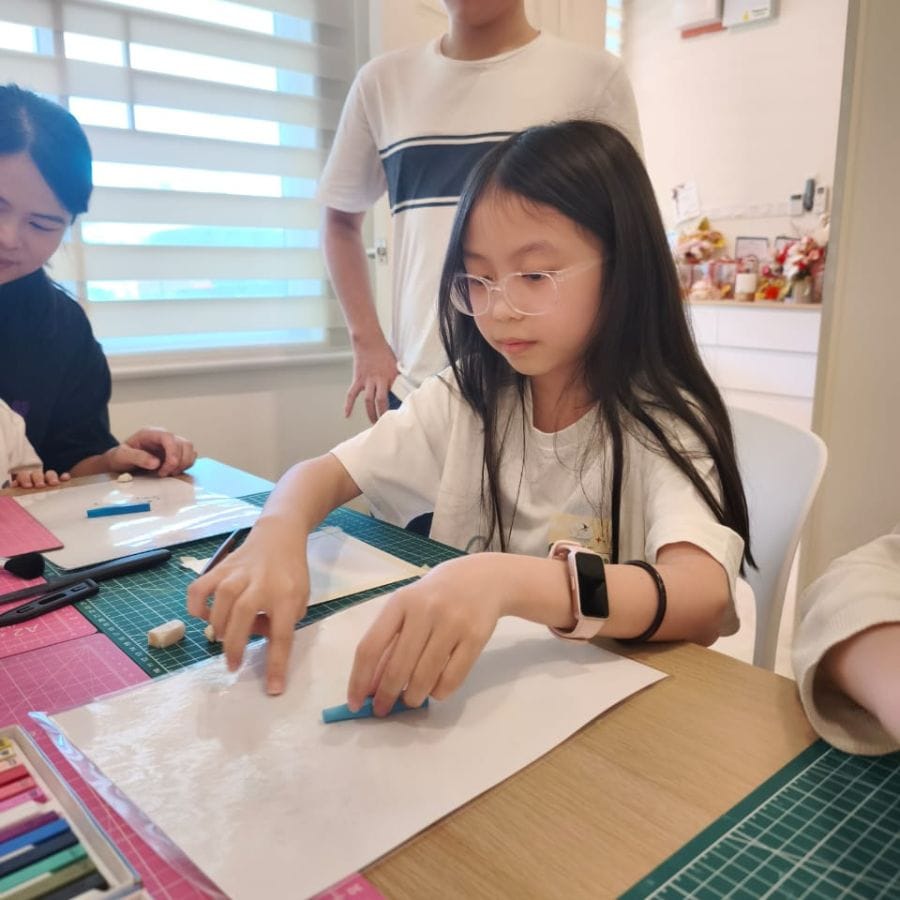 粉彩课堂实况 11 · Pastel art class in session 11